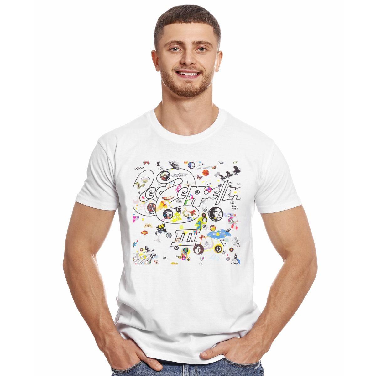 LED ZEPPELIN III POLERA MANGA CORTA HOMBRE-2
