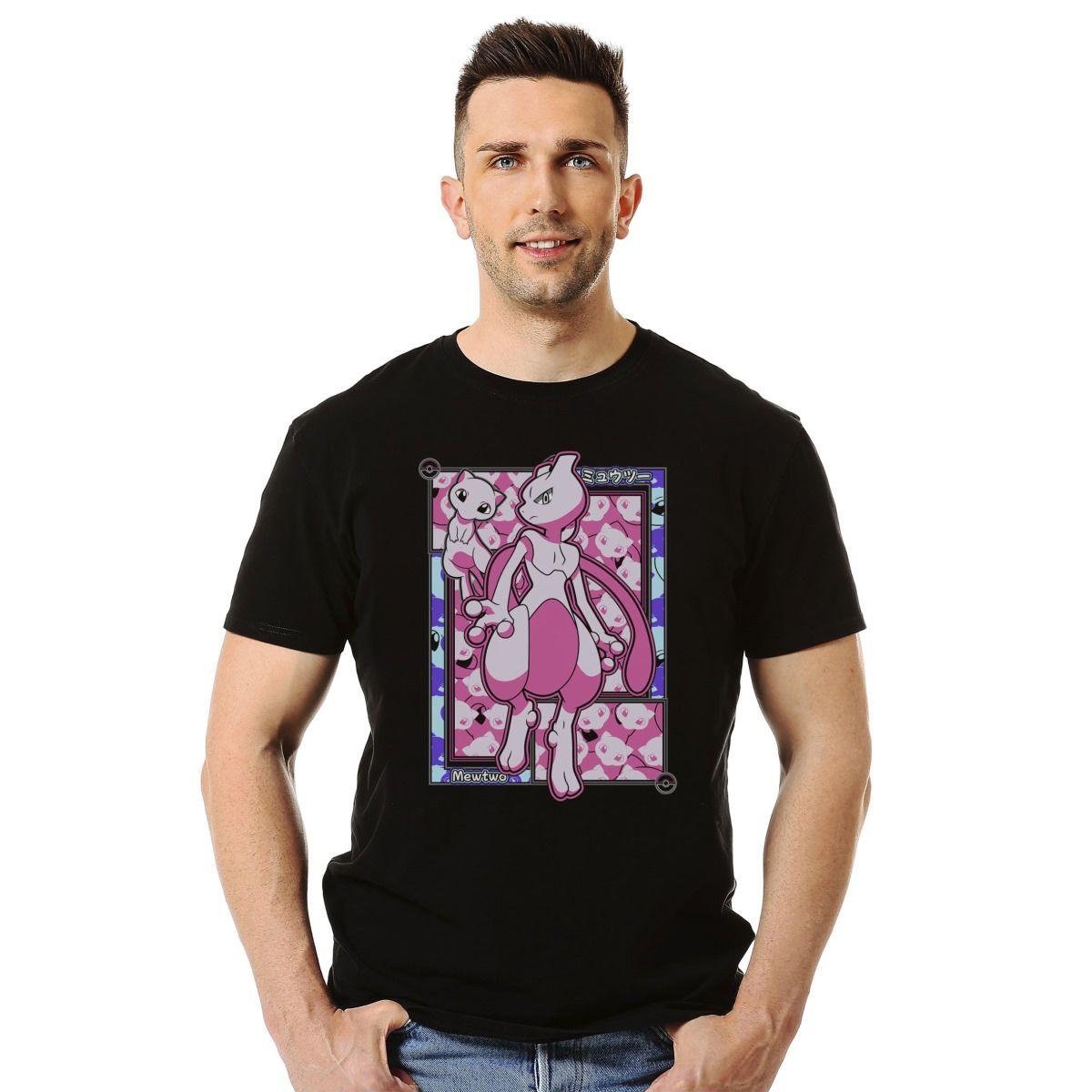 POKEMON URBAN MEWTWO POLERA MANGA CORTA HOMBRE-2