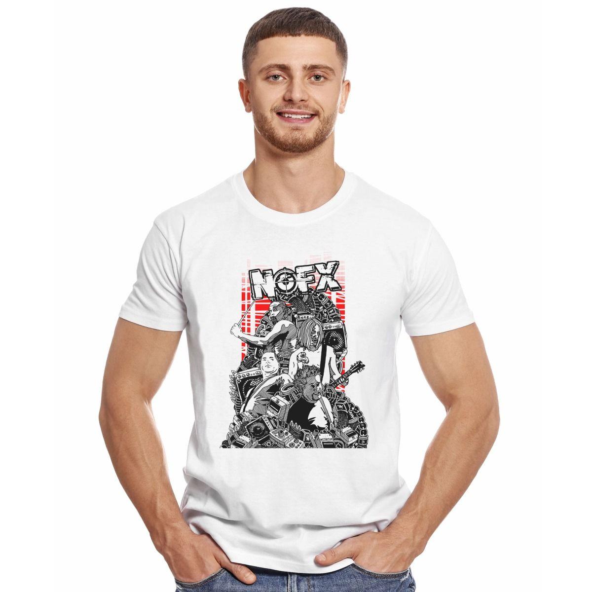 NOFX BAND COMIC POLERA MANGA CORTA HOMBRE-2