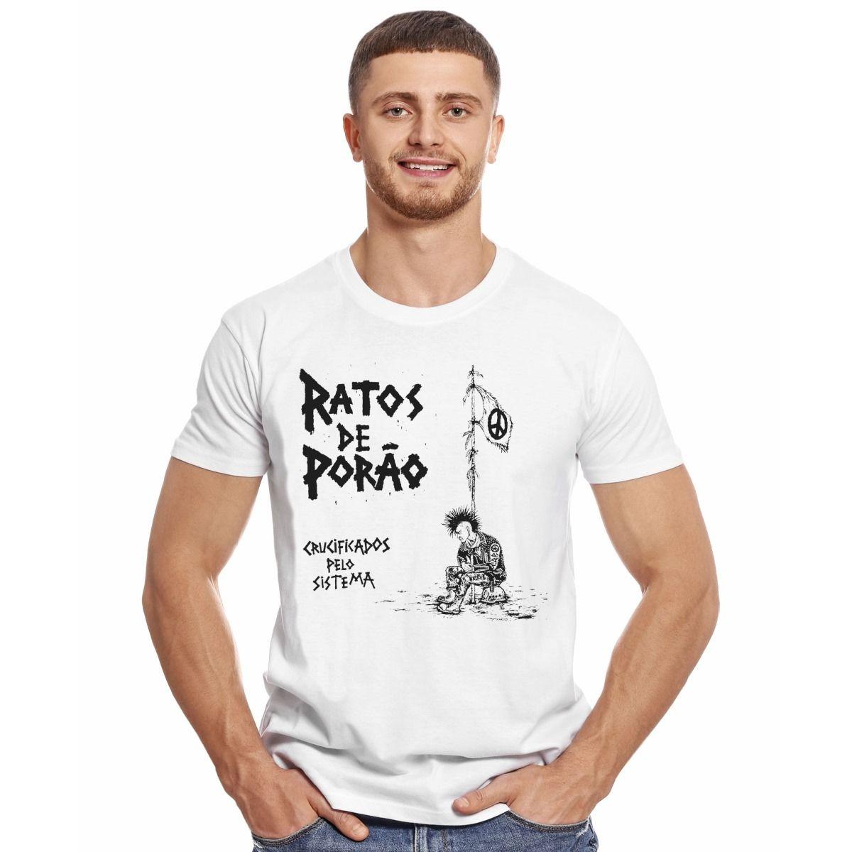 RATOS DE PORAO CRUCIFICADOS PELO SISTEMA POLERA MANGA CORTA HOMBRE-2