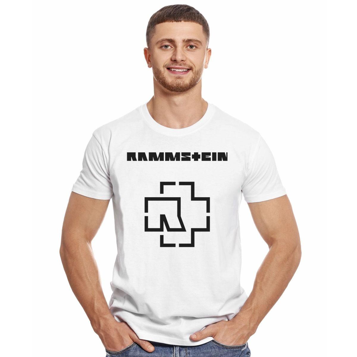 RAMMSTEIN LOGO POLERA MANGA CORTA HOMBRE-2