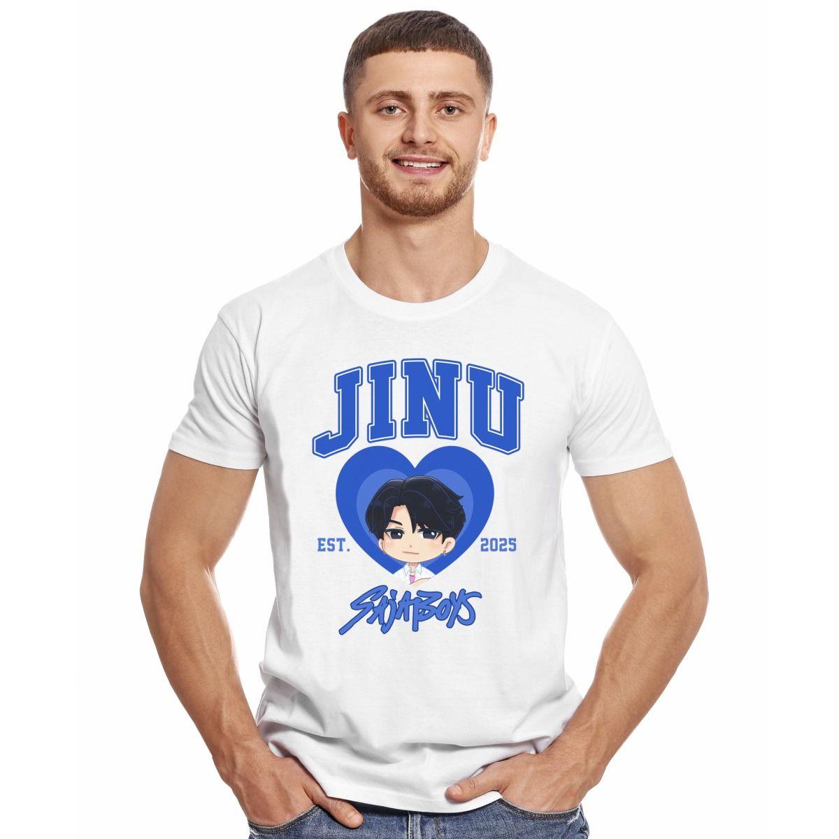 GUERRERAS K POP JINU SAJA BOYS EST 2025 DEMON HUNTERS POLERA MANGA CORTA HOMBRE-2