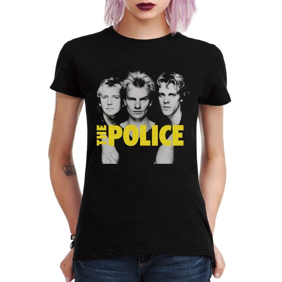 THE POLICE ALBUM POLERA MUJER-2