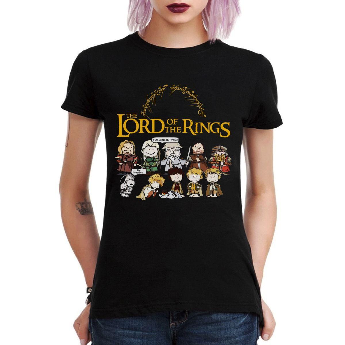 LORD OF THE RINGS SNOOPY POLERA MUJER-2