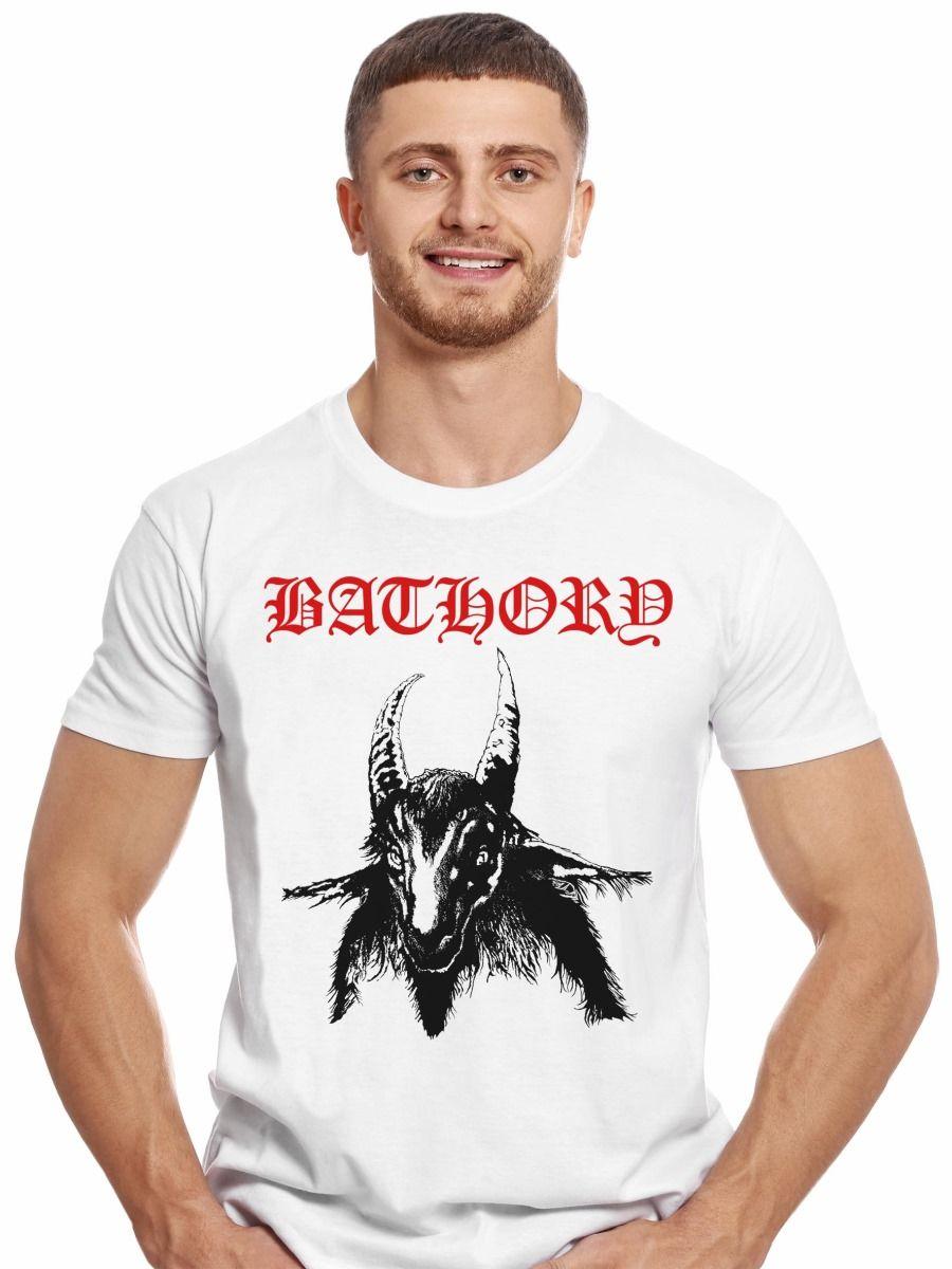 BATHORY BATHORY LOLGO ROJO POLERA MANGA CORTA HOMBRE-0