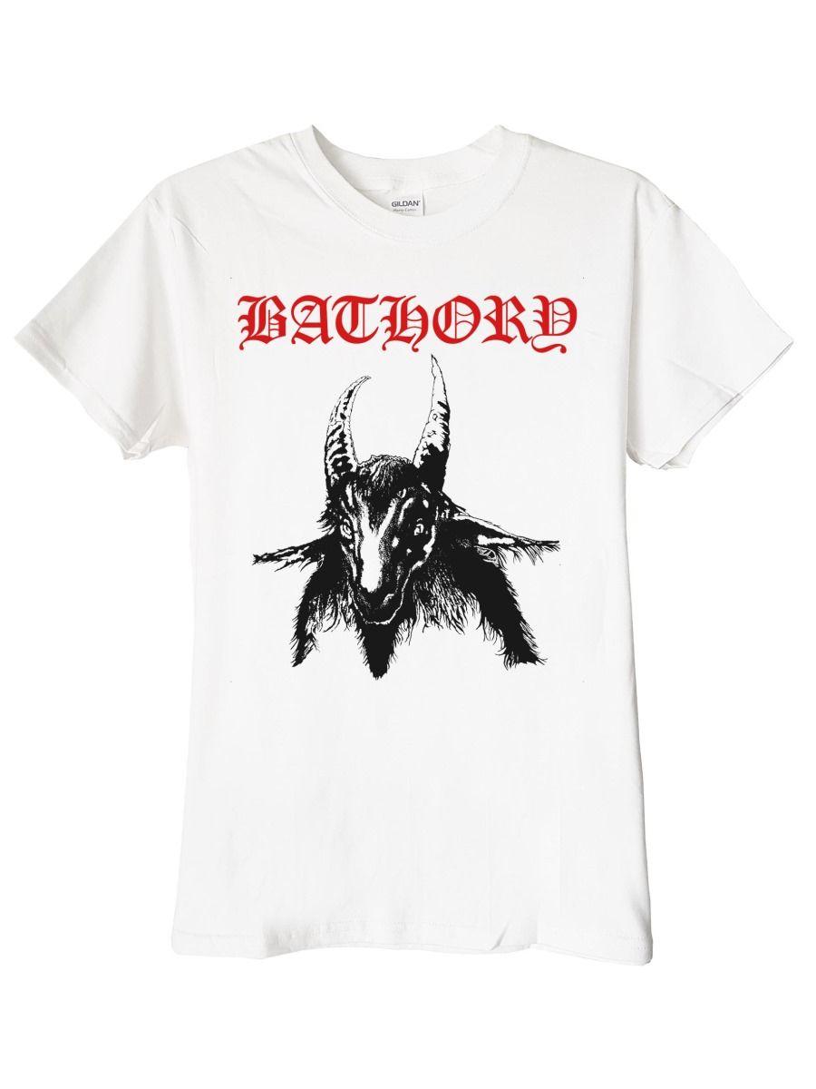 BATHORY BATHORY LOLGO ROJO POLERA MANGA CORTA HOMBRE-1