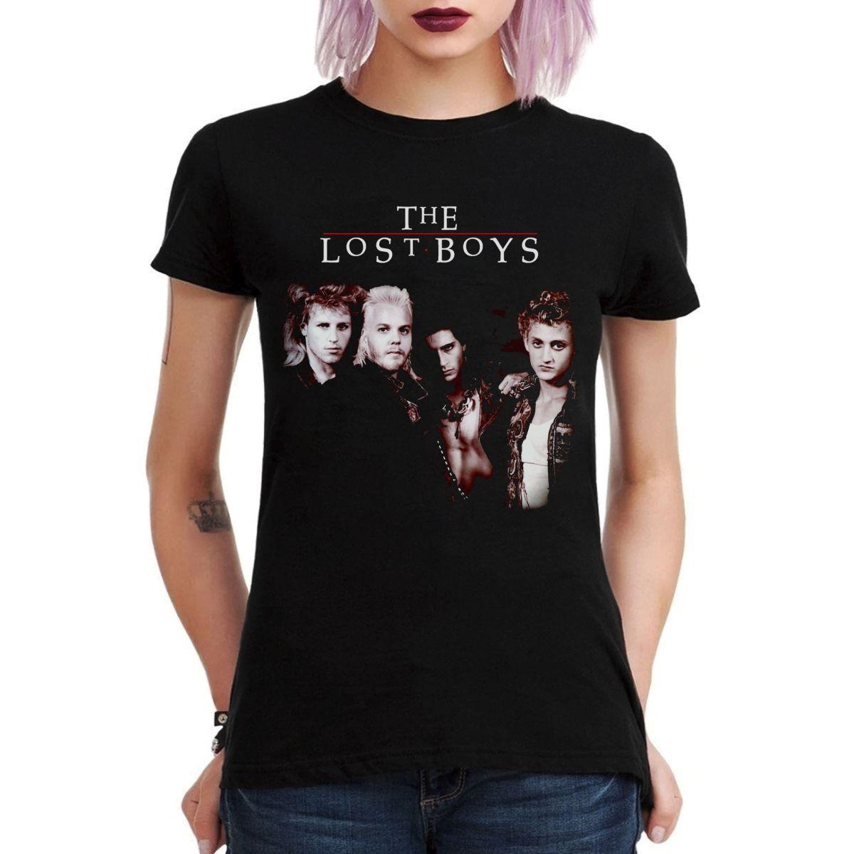 THE LOST BOYS FACES POLERA MUJER-2