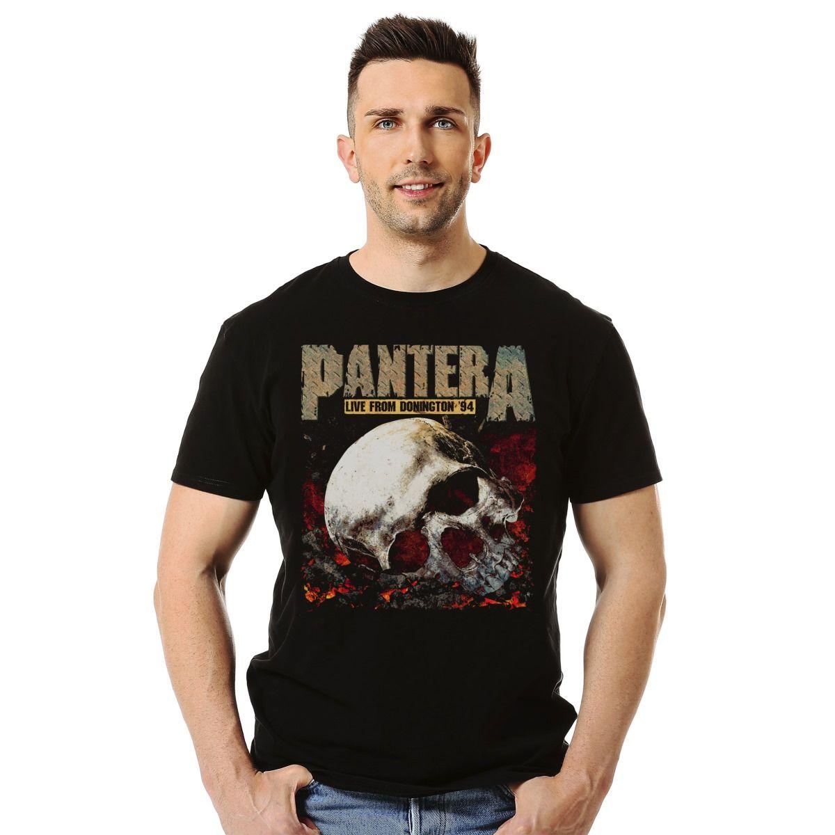Polera Pantera Live From Donington Metal-2
