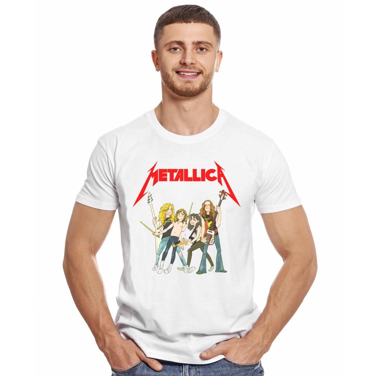 METALLICA CARTOON POLERA MANGA CORTA HOMBRE-2