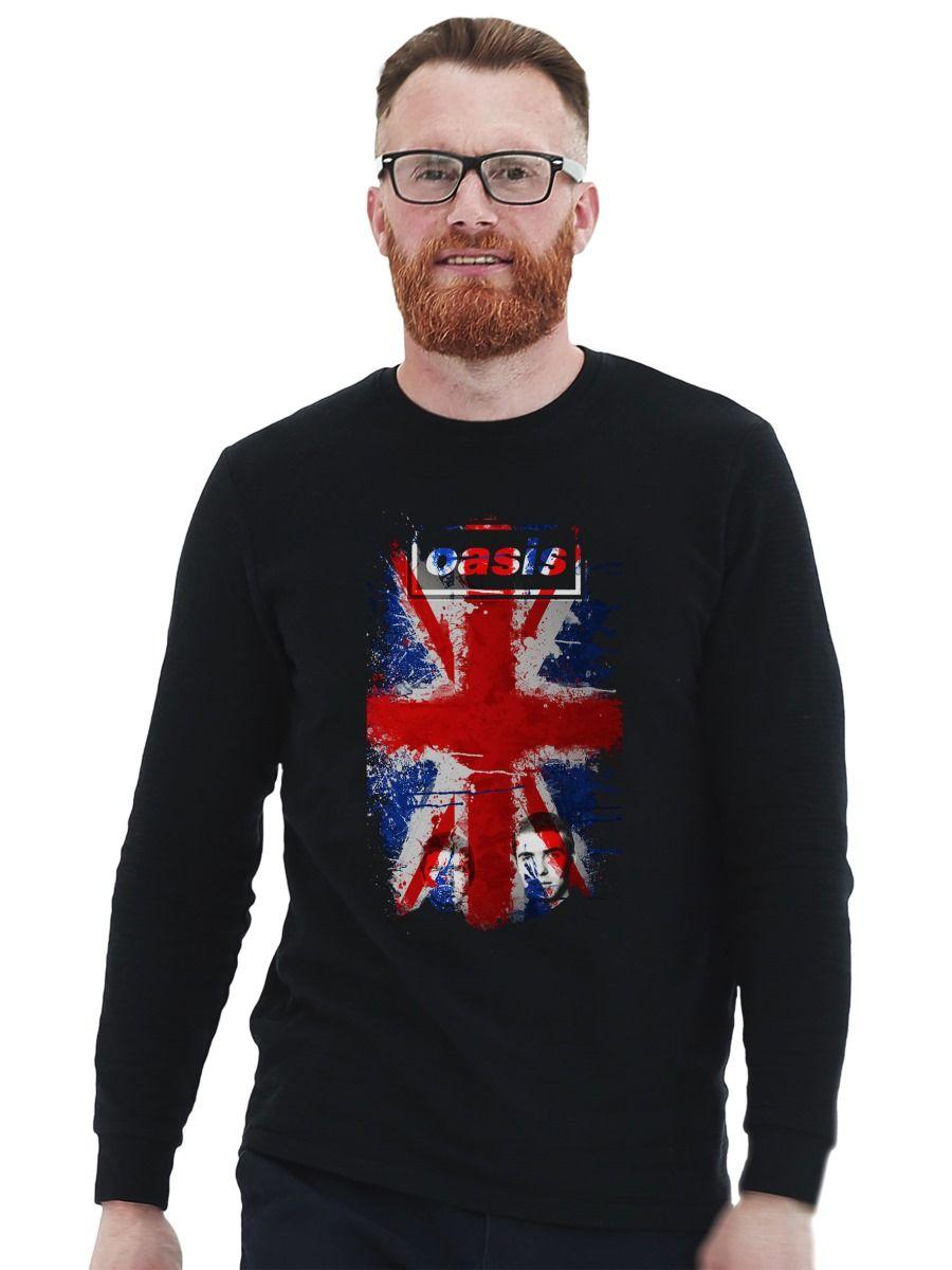 OASIS FLAG BANDERA BRITANICA POLERA MANGA LARGA-0