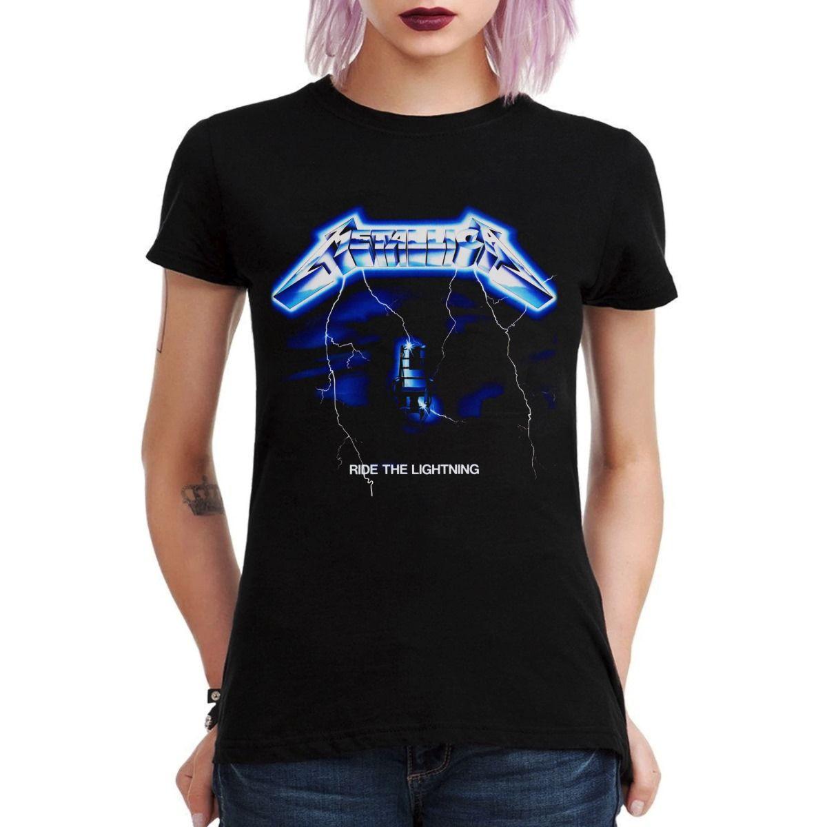 METALLICA RIDE THE LIGHTNING POLERA MUJER-2
