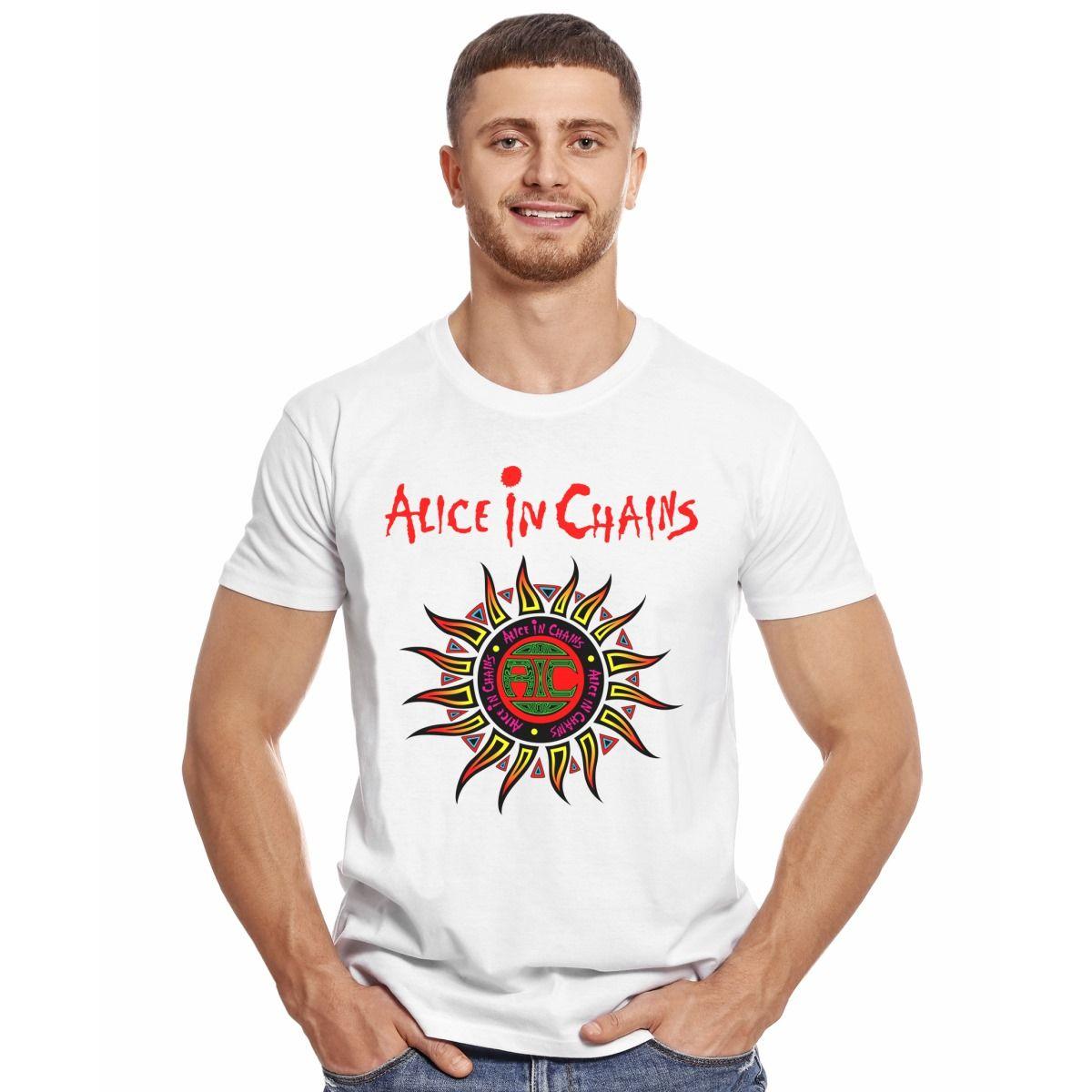 ALICE IN CHAINS LOGO COLORES POLERA MANGA CORTA HOMBRE-2