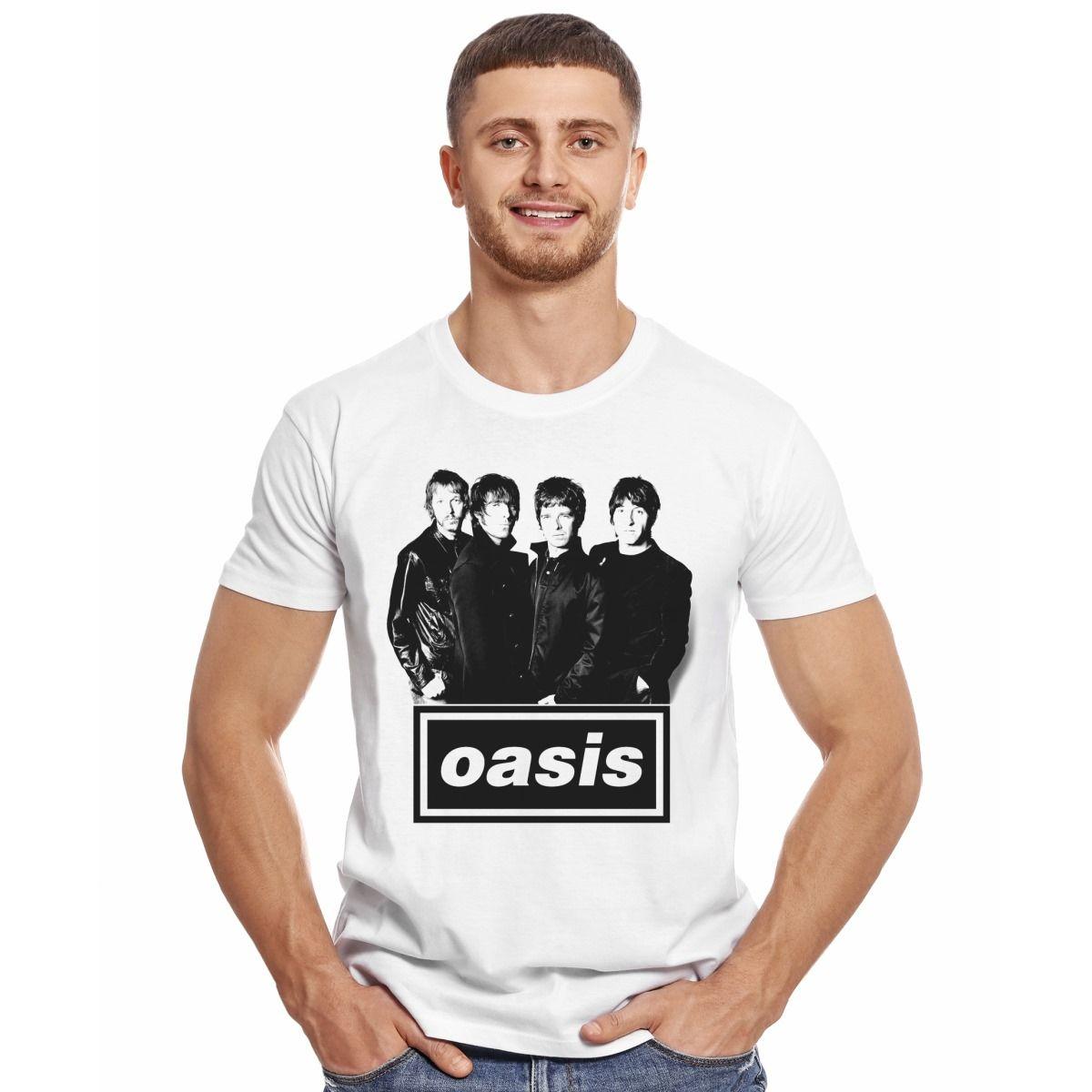 OASIS BAND PHOTO POLERA MANGA CORTA HOMBRE-2