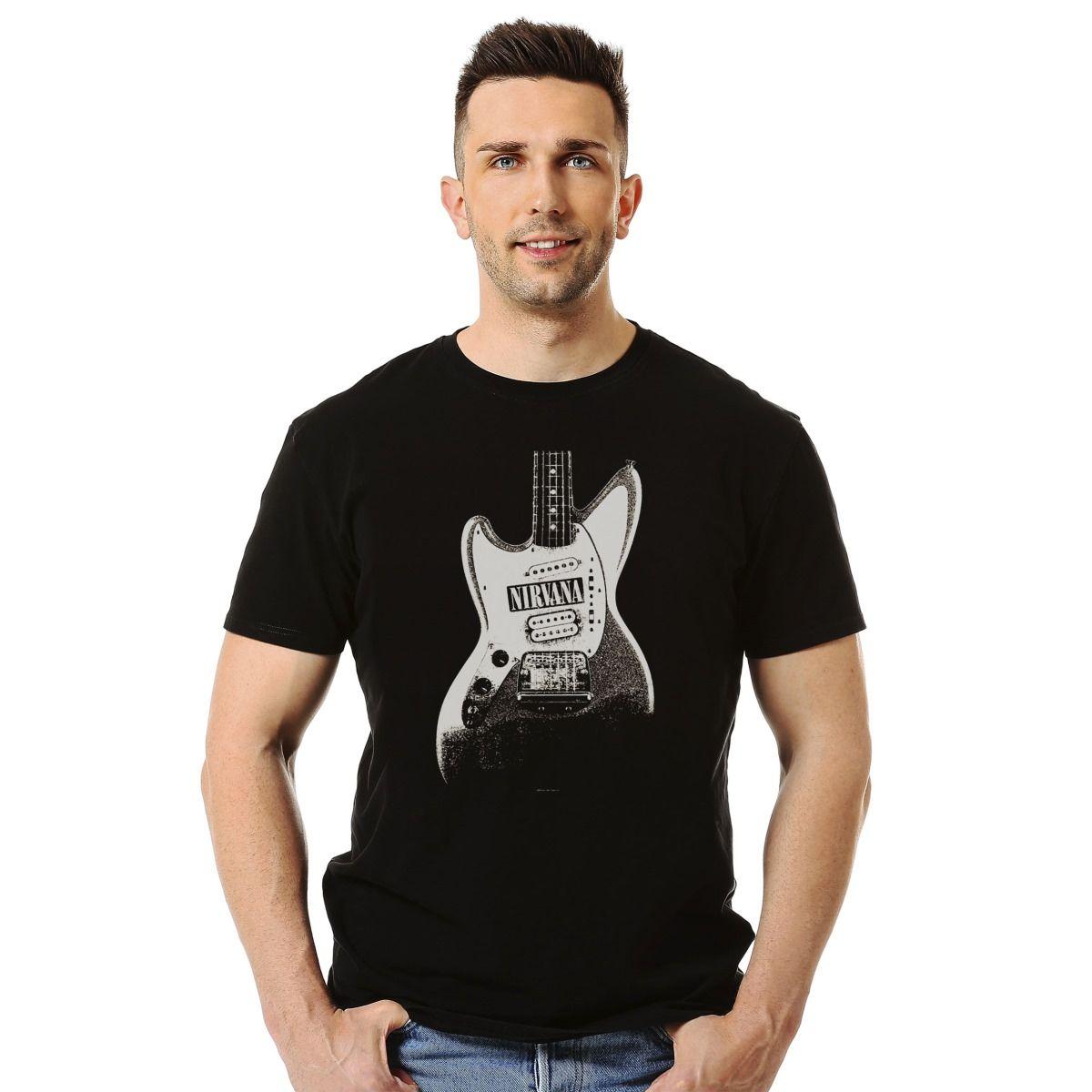 NIRVANA GUITAR POLERA MANGA CORTA HOMBRE-2