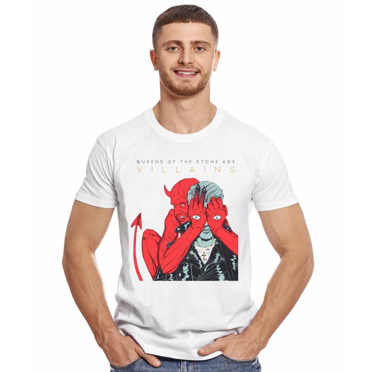 QUEENS OF THE STONE AGE VILLAINS POLERA MANGA CORTA HOMBRE-2