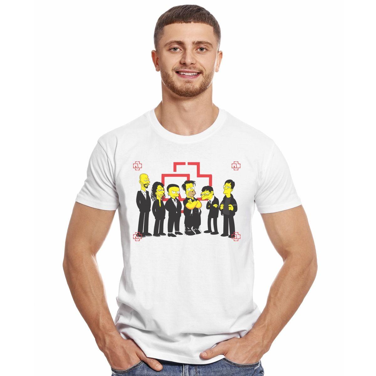 RAMMSTEIN SIMPSONS POLERA MANGA CORTA HOMBRE-2