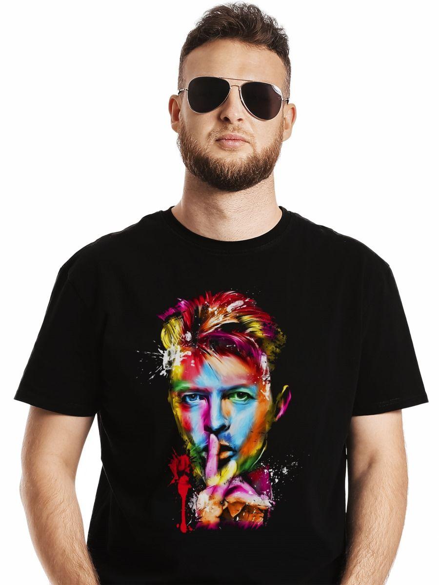 Polera David Bowie Colors Sin Logo Pop-0