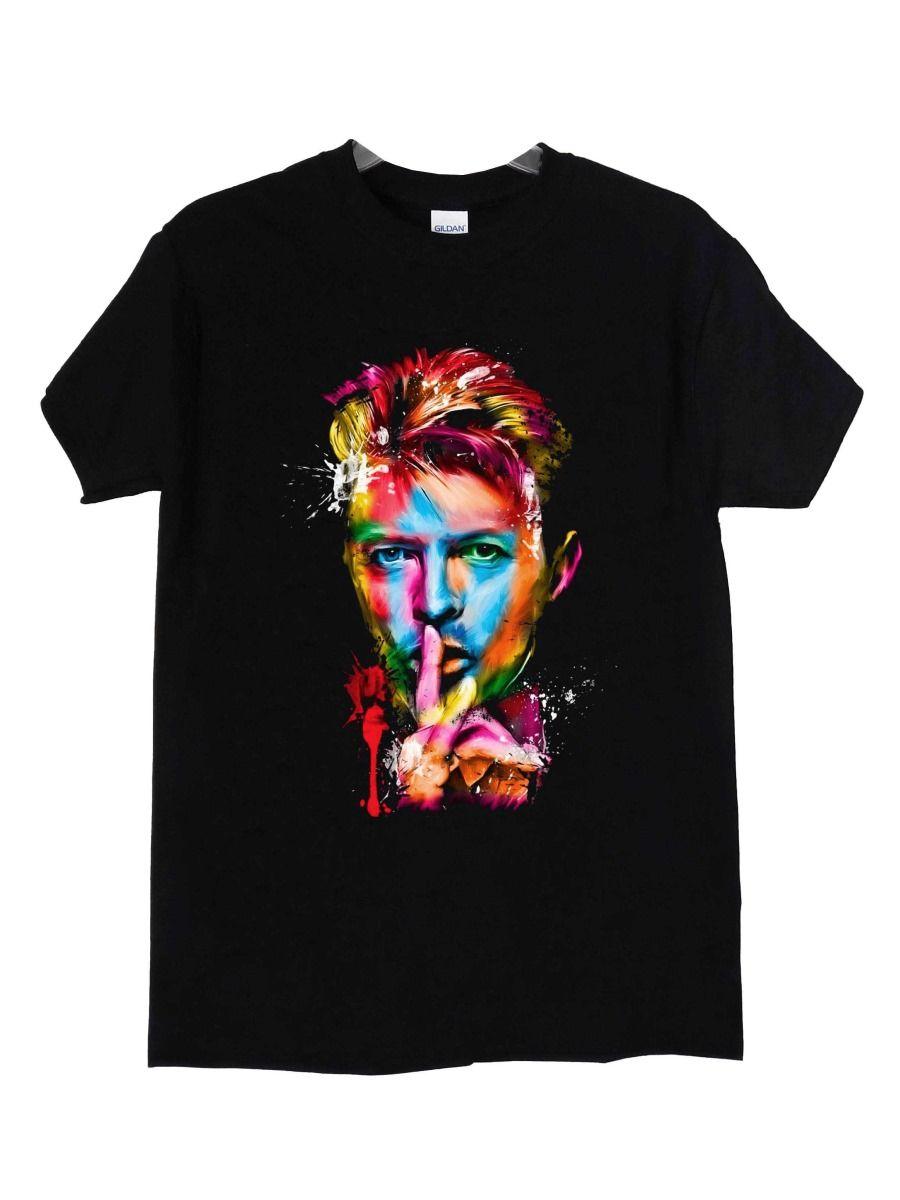 Polera David Bowie Colors Sin Logo Pop-1