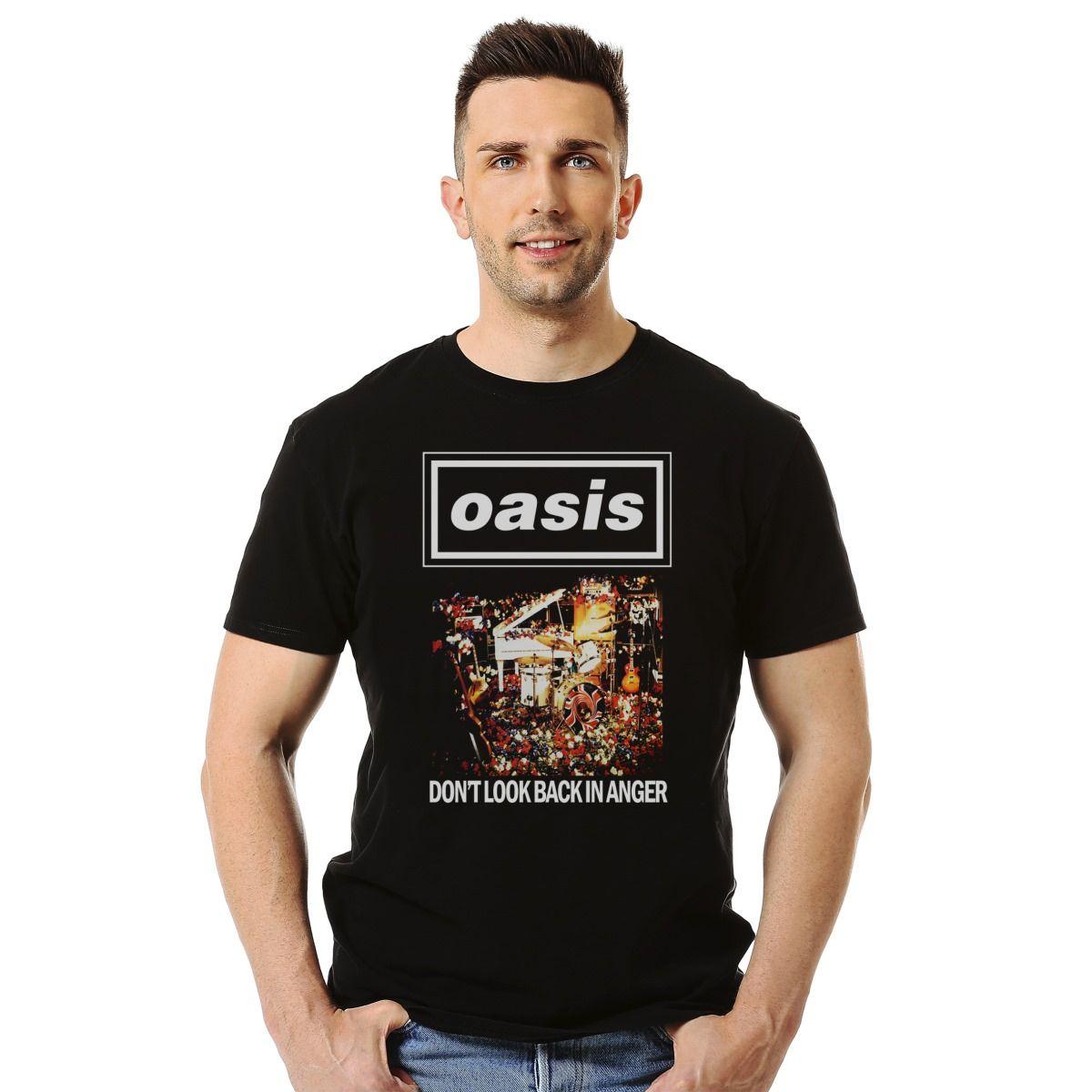 OASIS DON'T LOOK BACK IN ANGER POLERA MANGA CORTA HOMBRE-2
