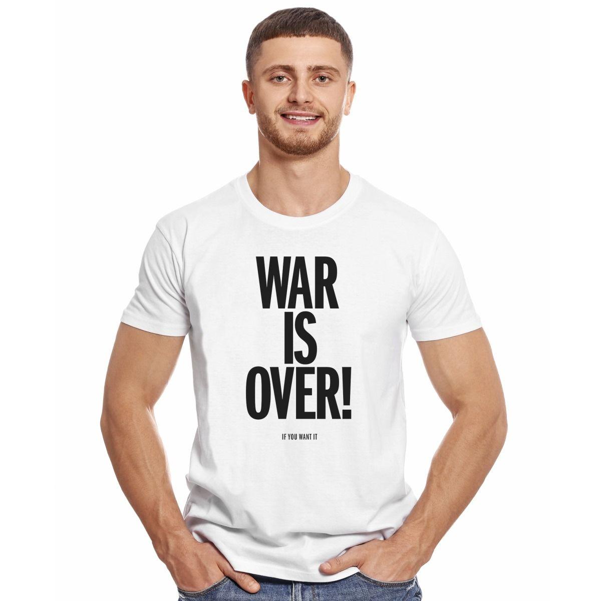JOHN LENNON WAR IS OVER POLERA MANGA CORTA HOMBRE-2