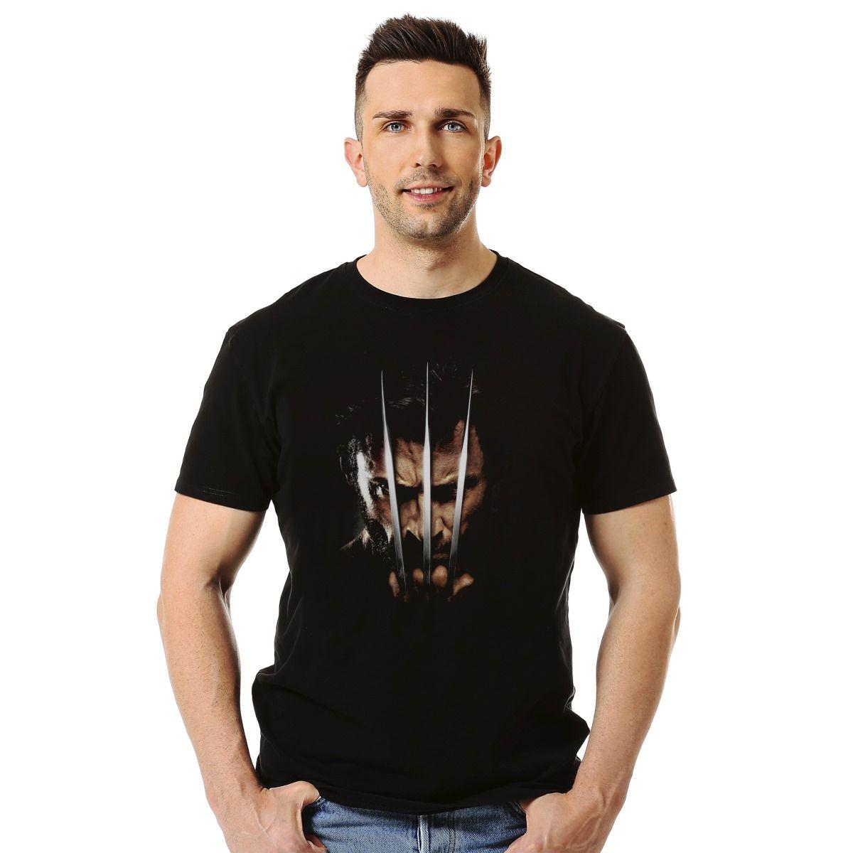 WOLVERINE FACE CLAW POLERA MANGA CORTA HOMBRE-2