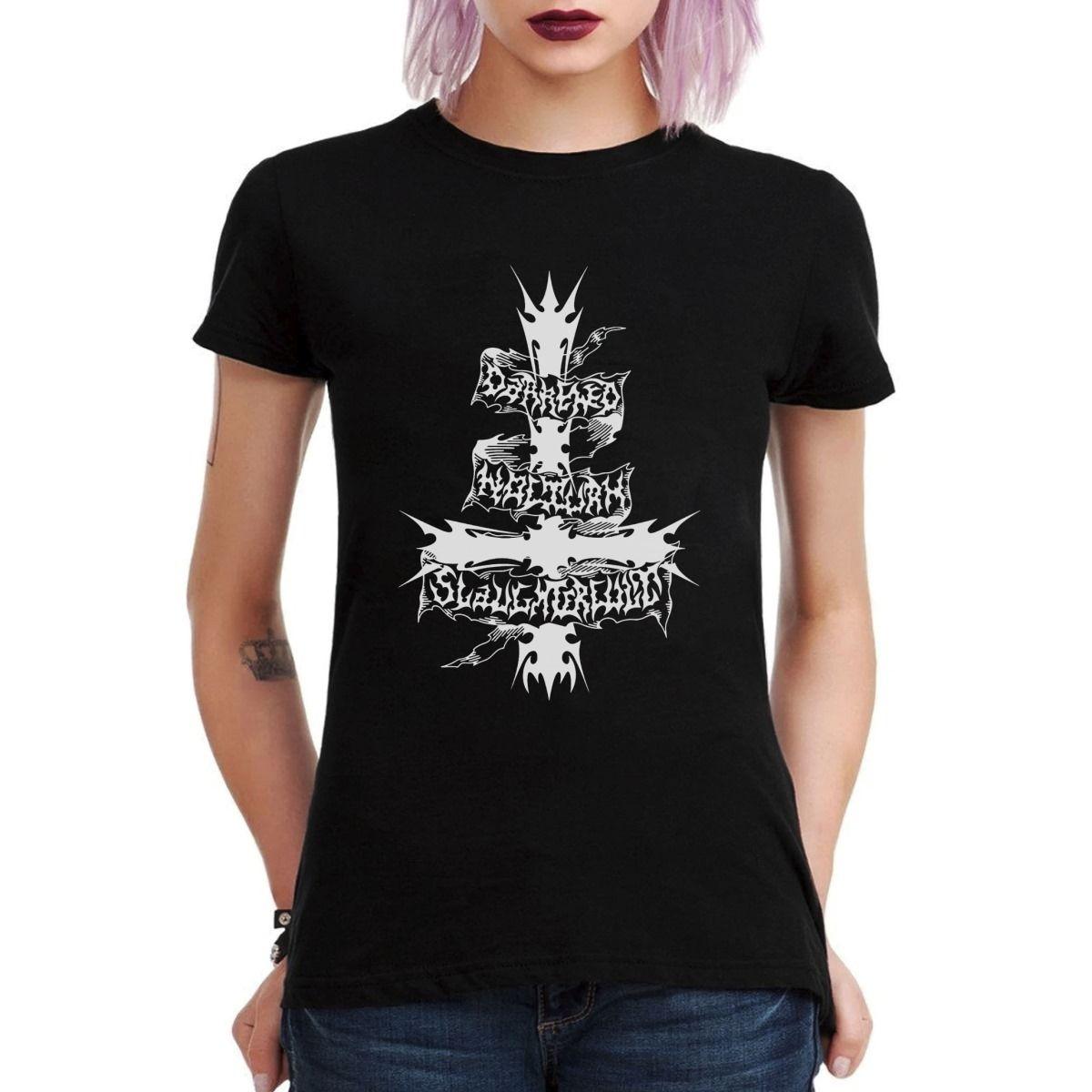 DARKENED NOCTURN SLAUGHTERCULT LOGO POLERA MUJER-2