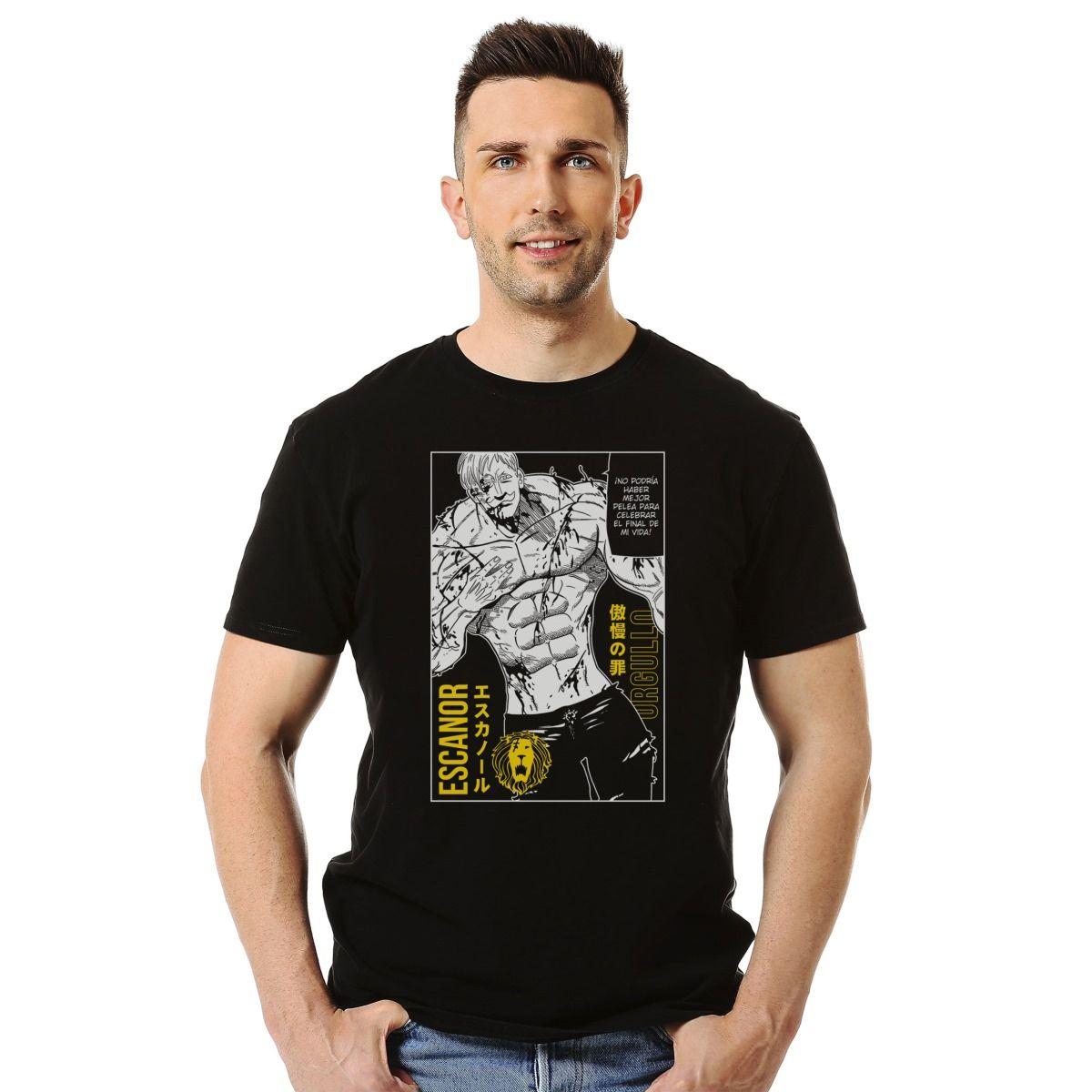 SEVEN DEADLY SINS ESCANOR ORGULLO POLERA MANGA CORTA HOMBRE-2