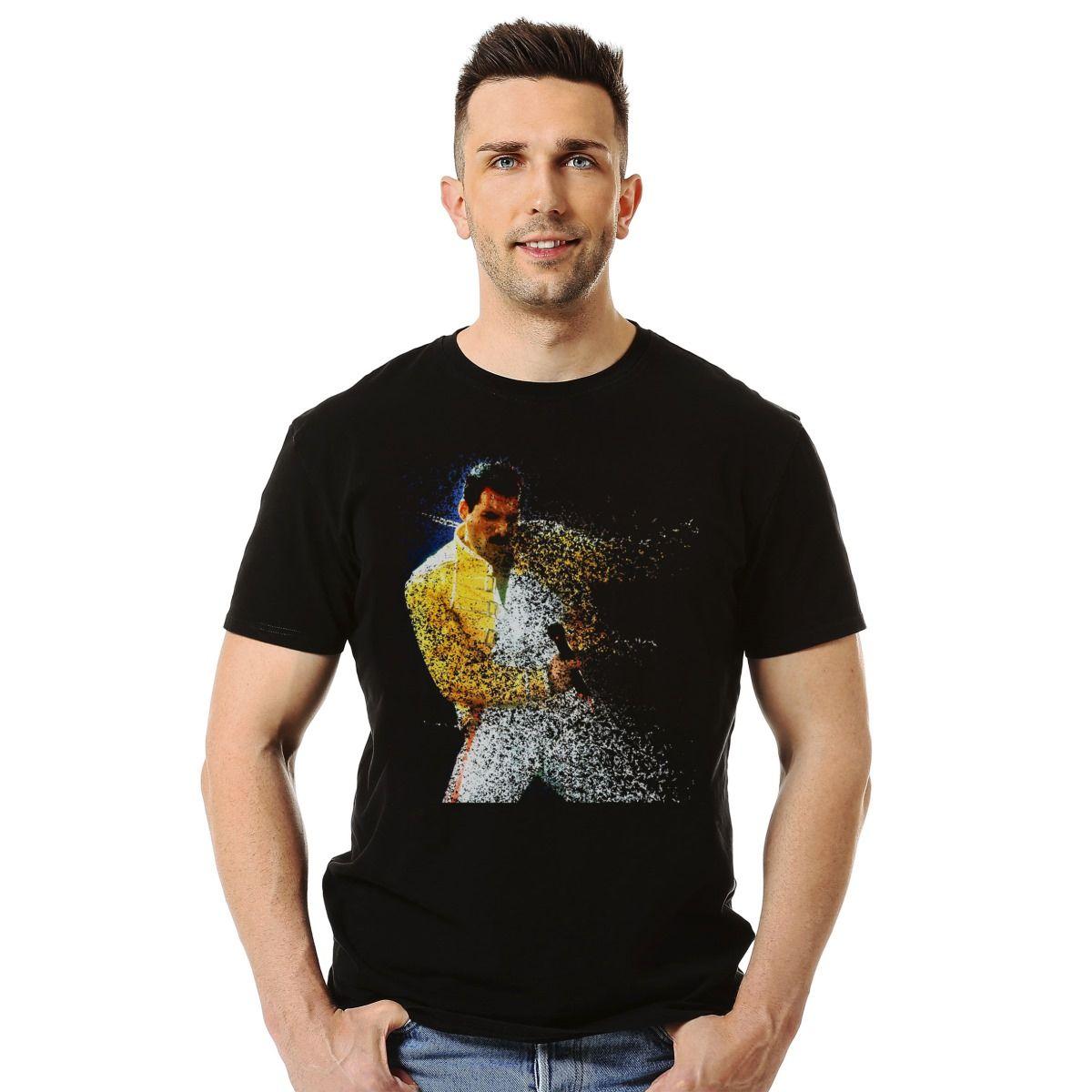 Polera Queen Freddie Mercury Fade Out Rock-2