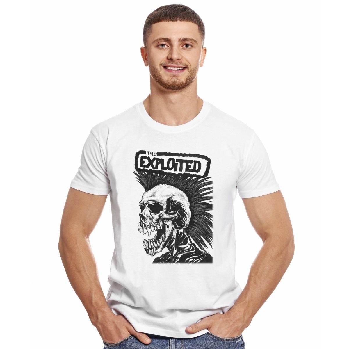 THE EXPLOITED SKULL POLERA MANGA CORTA HOMBRE-2