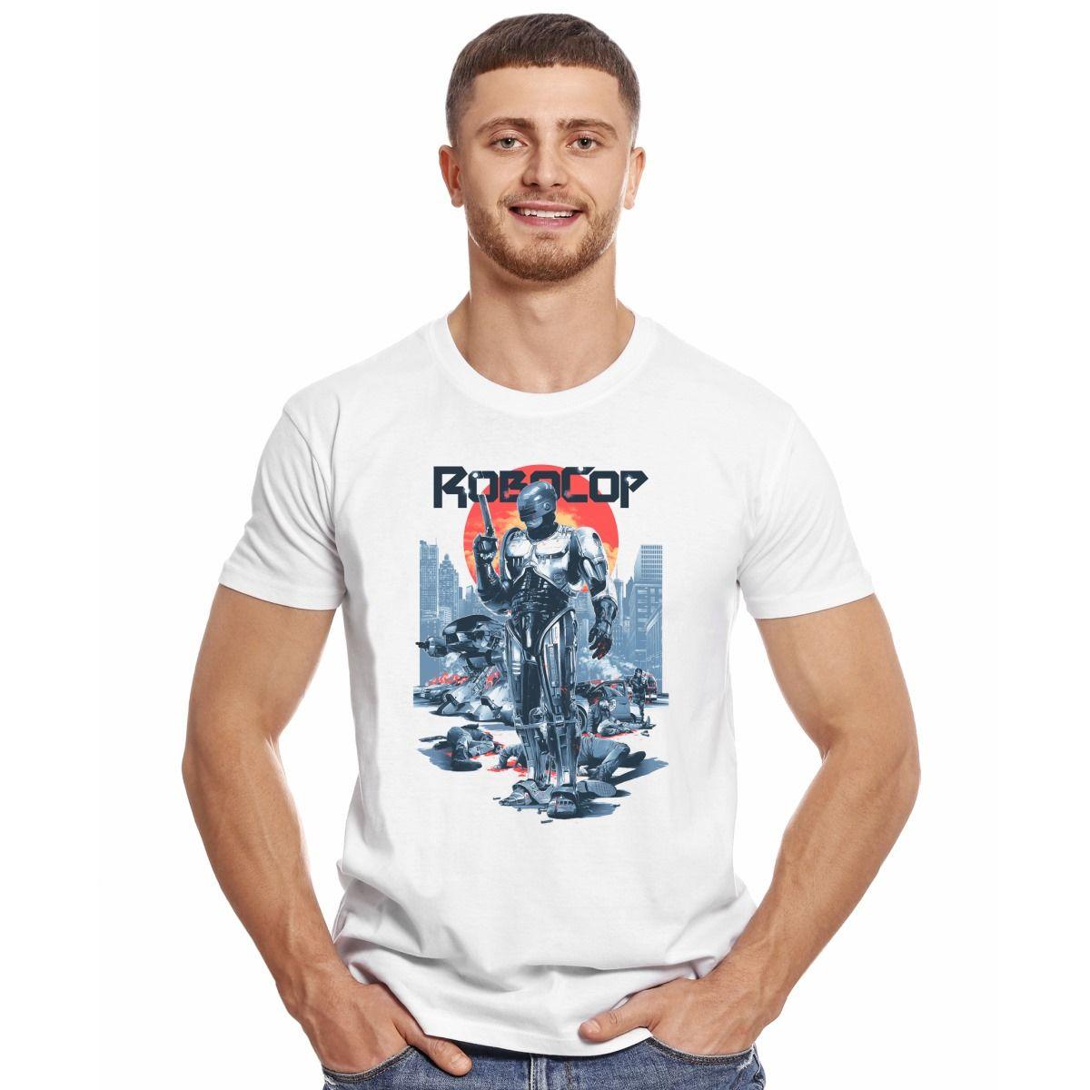 ROBOCOP POSTER POLERA MANGA CORTA HOMBRE-2