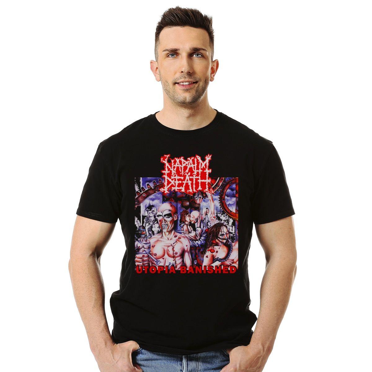 NAPALM DEATH UTOPIA BANISHED POLERA MANGA CORTA HOMBRE-2