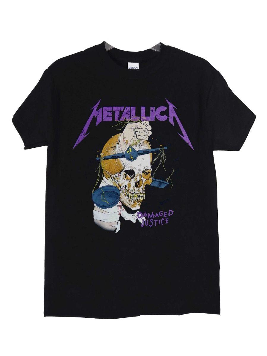 Polera Metallica Damaged Justice-2