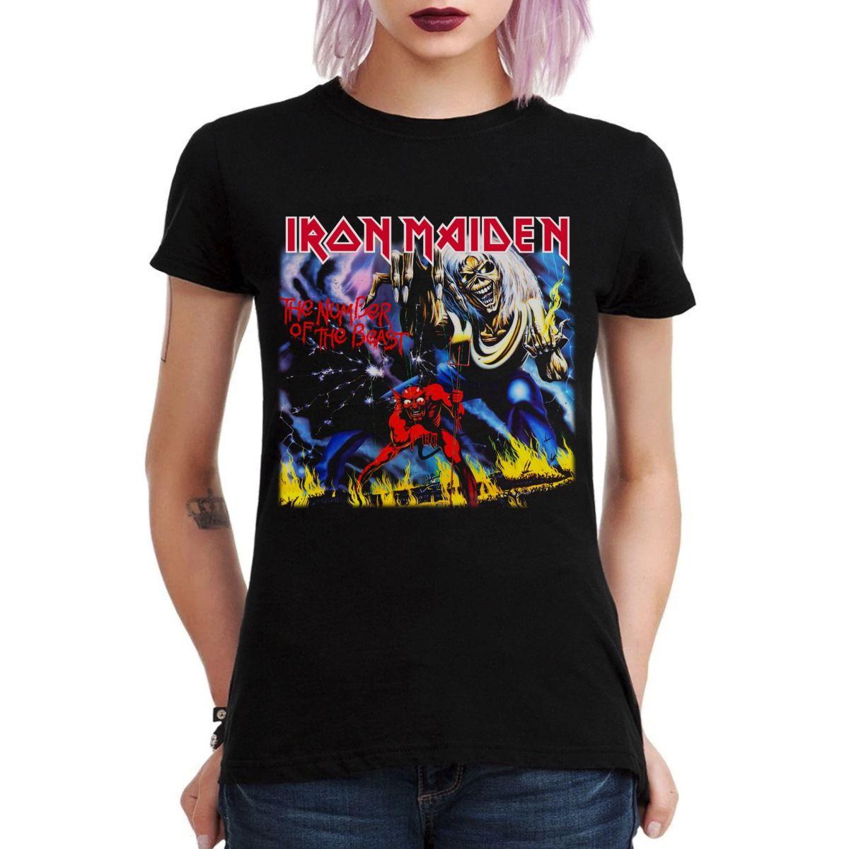 IRON MAIDEN THE NUMBER OF THE BEAST POLERA MUJER-2