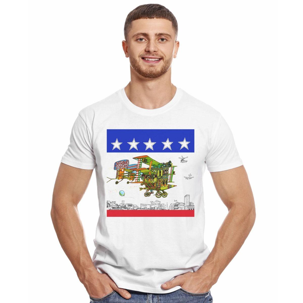 JEFFERSON AIRPLANE AFTER BATHING AT BAXTERS FANART POLERA MANGA CORTA HOMBRE-2