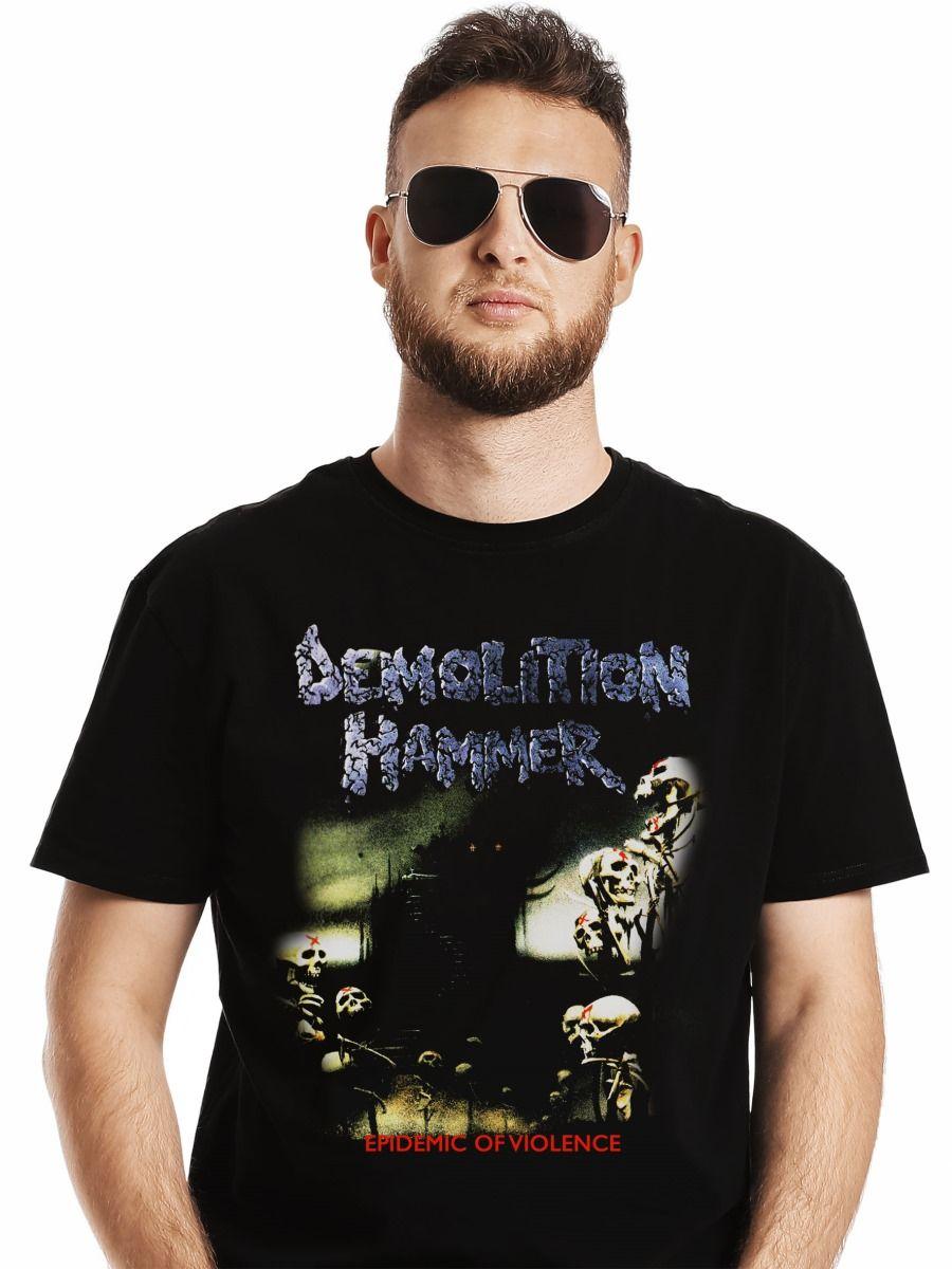 Polera Demolition Hammer Epidemic Of Violence-0