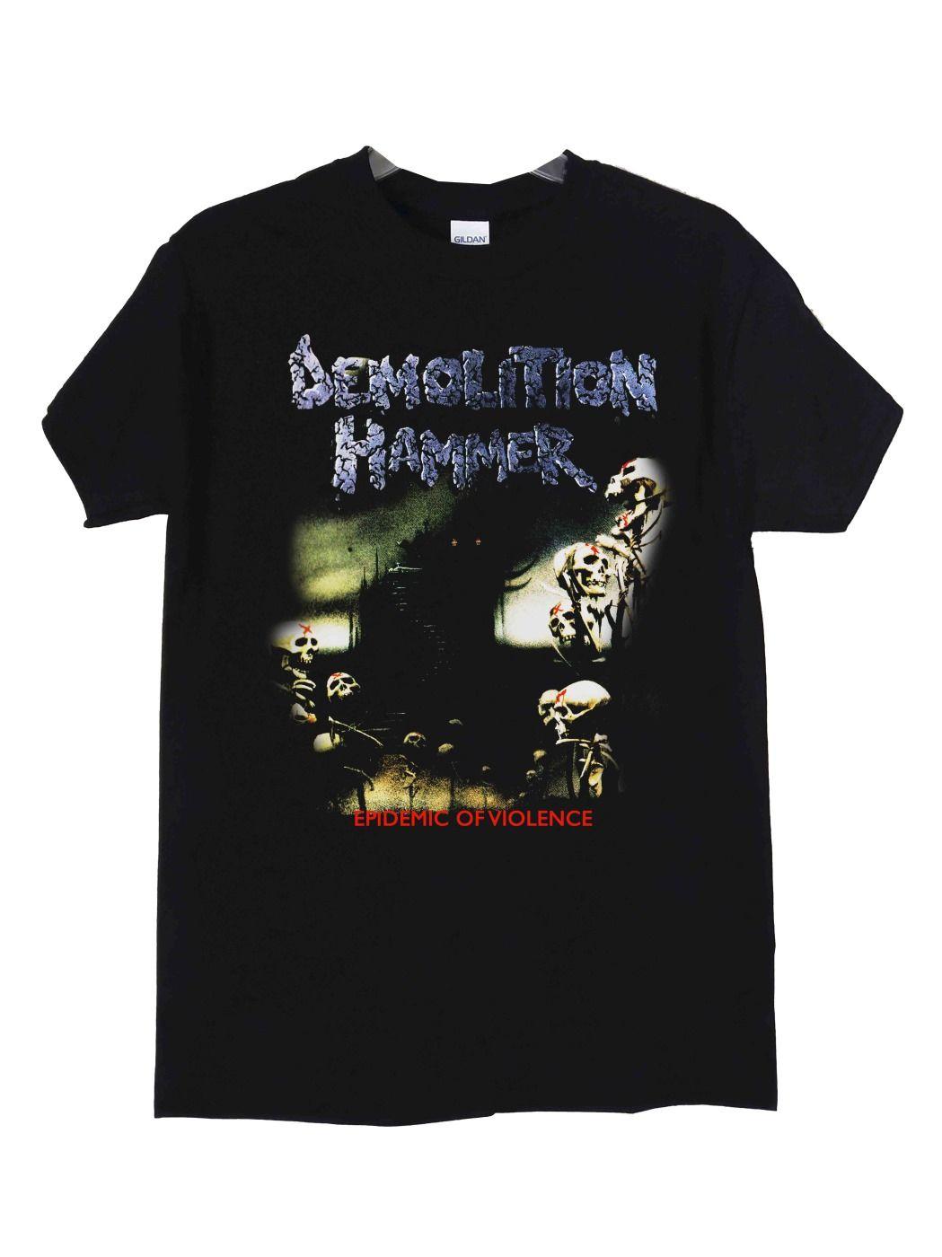 Polera Demolition Hammer Epidemic Of Violence-2