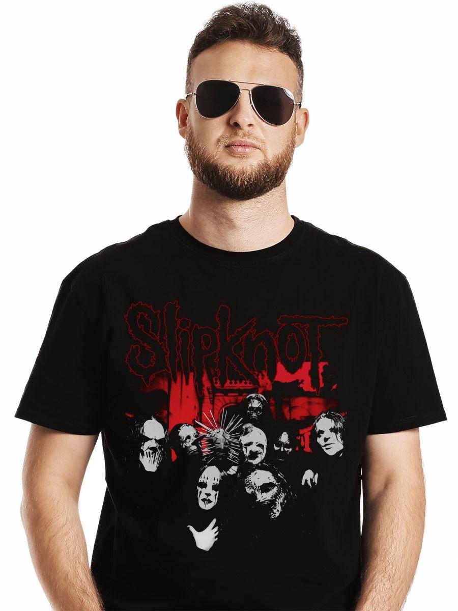 Polera Slipknot Band Photo Rock-0
