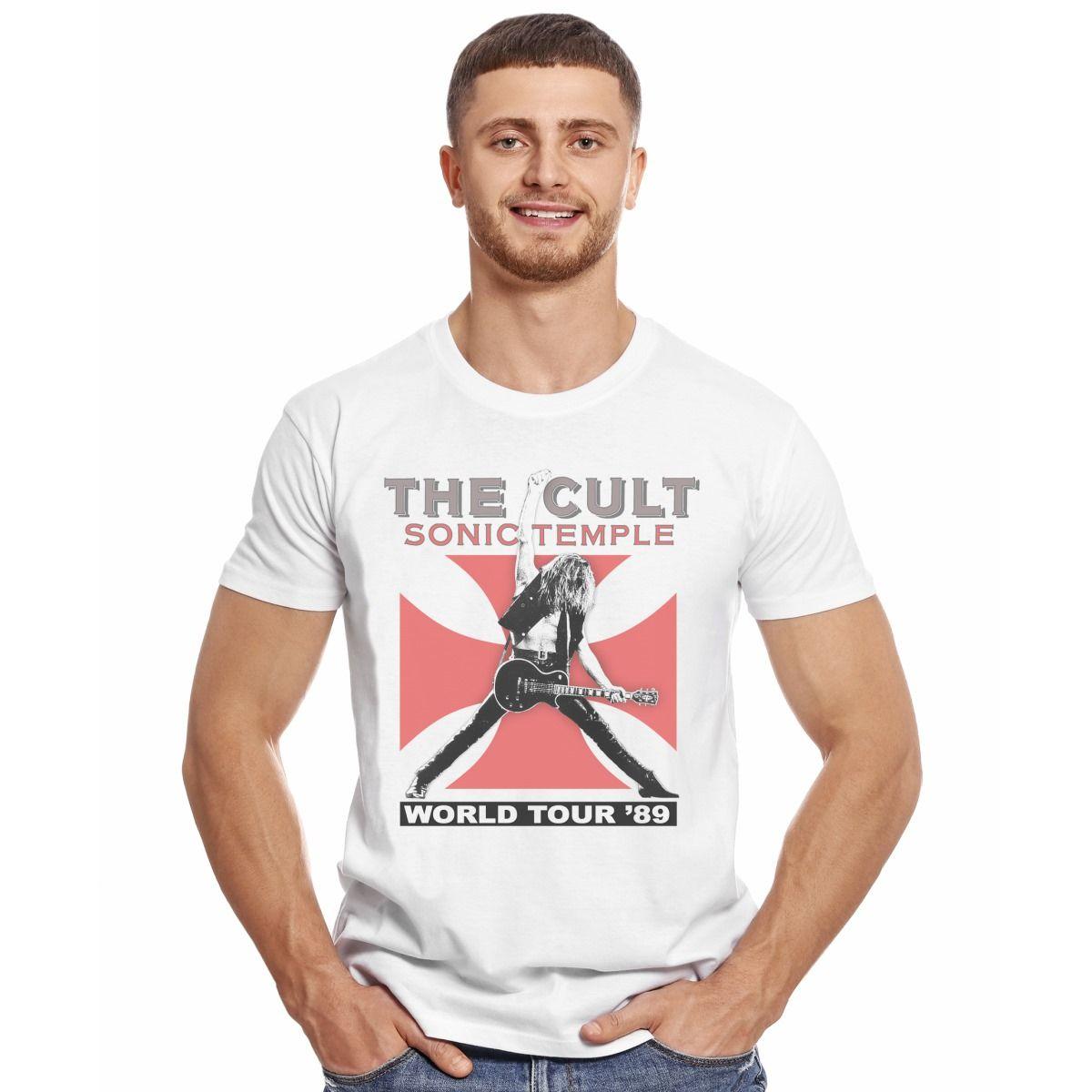 THE CULT SONIC TEMPLE WORLD TOUR POLERA MANGA CORTA HOMBRE-2