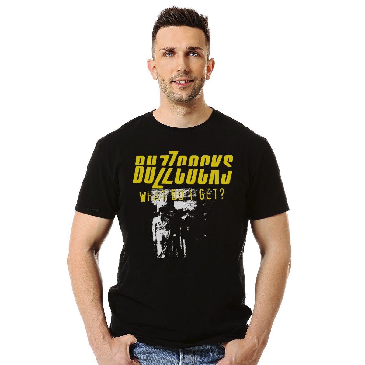 BUZZCOCKS WHAT DO I GET POLERA MANGA CORTA HOMBRE-2