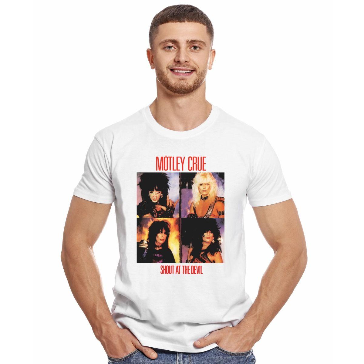 MOTLEY CRUE SHOUT AT THE DEVIL 2 POLERA MANGA CORTA HOMBRE-2