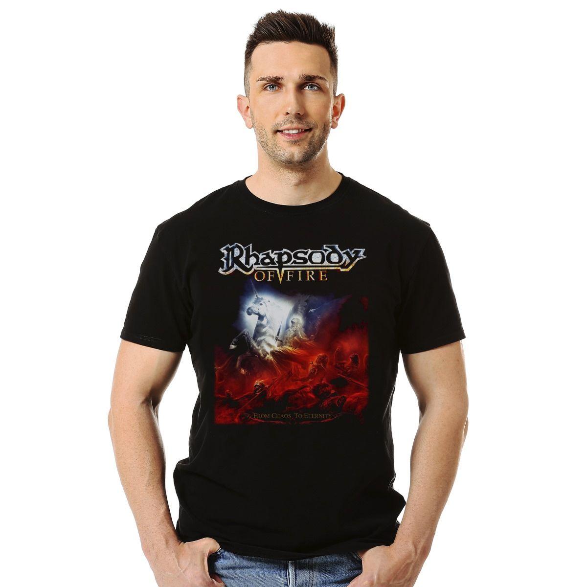 RHAPSODY OF FIRE FROM CHAOS TO ETERNITY POLERA MANGA CORTA HOMBRE-2