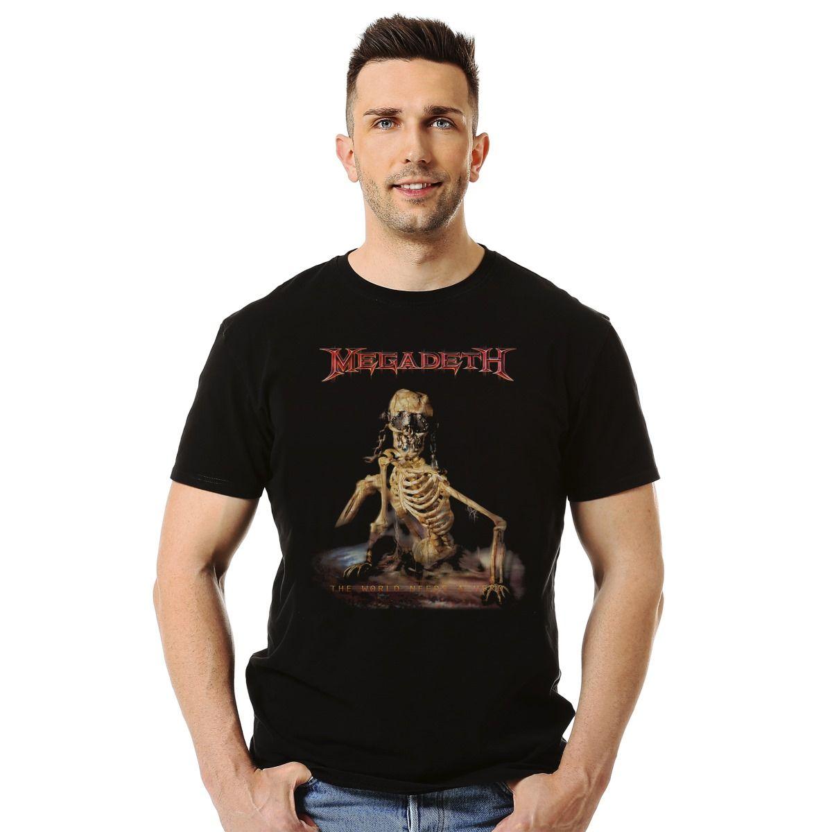 MEGADETH THE WORLD NEEDS A HERO POLERA MANGA CORTA HOMBRE-2