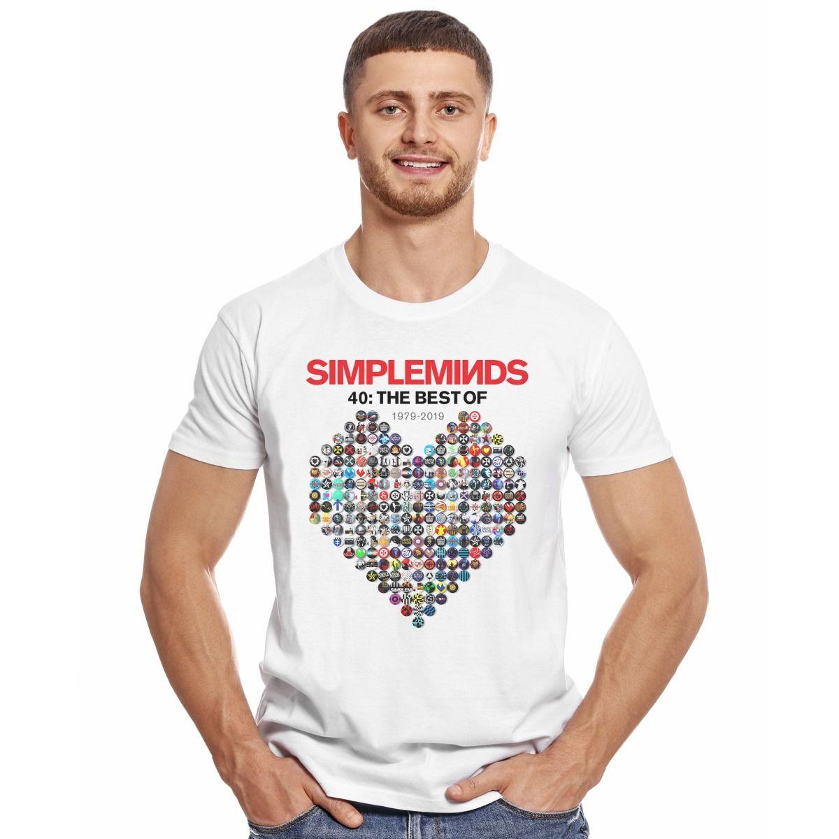 SIMPLE MINDS THE BEST OF 1979 2019 POLERA MANGA CORTA HOMBRE-2