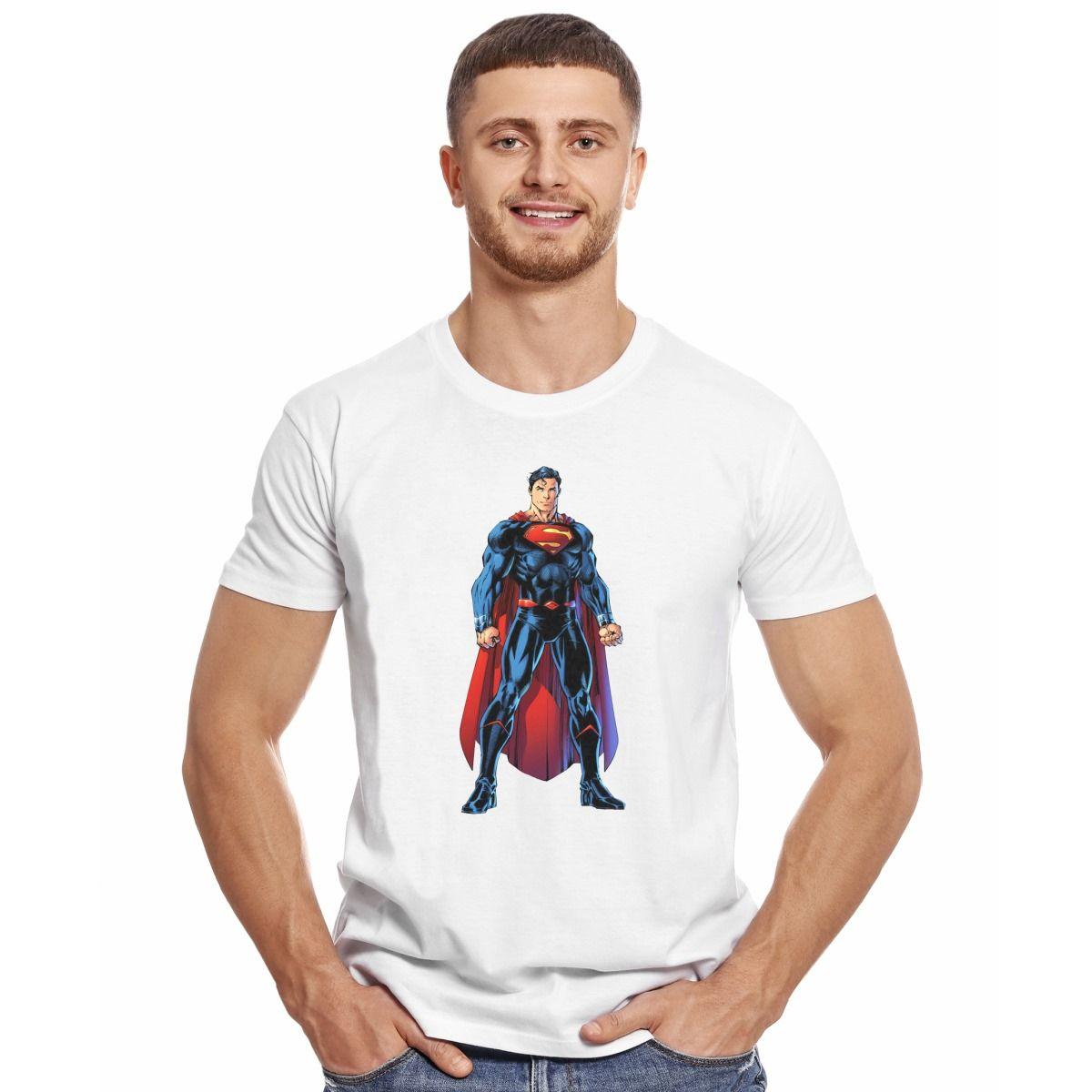 SUPERMAN STANDING POLERA MANGA CORTA HOMBRE-2