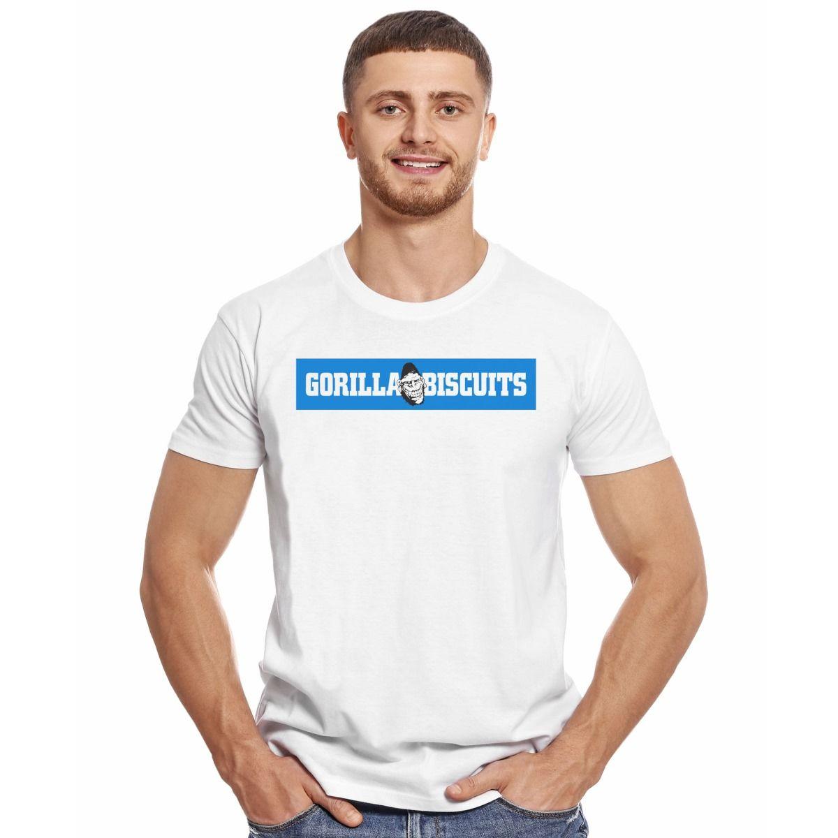 GORILLA BISCUITS LOGO CELESTE POLERA MANGA CORTA HOMBRE-2