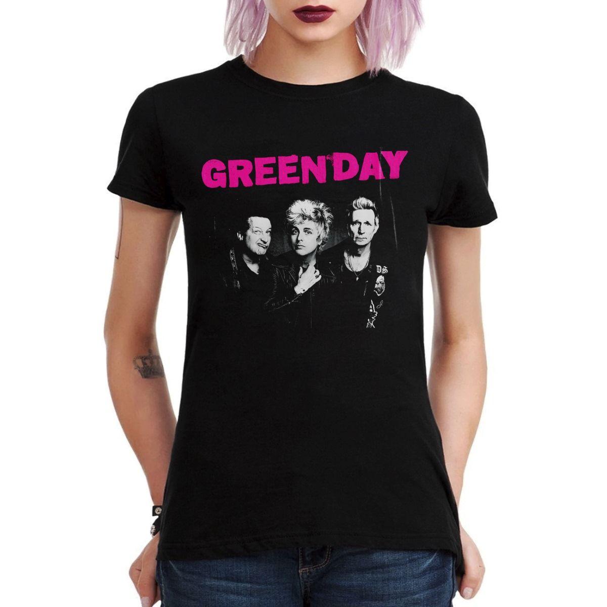 GREEN DAY EN CHILE TOUR 2025 POLERA MUJER-2