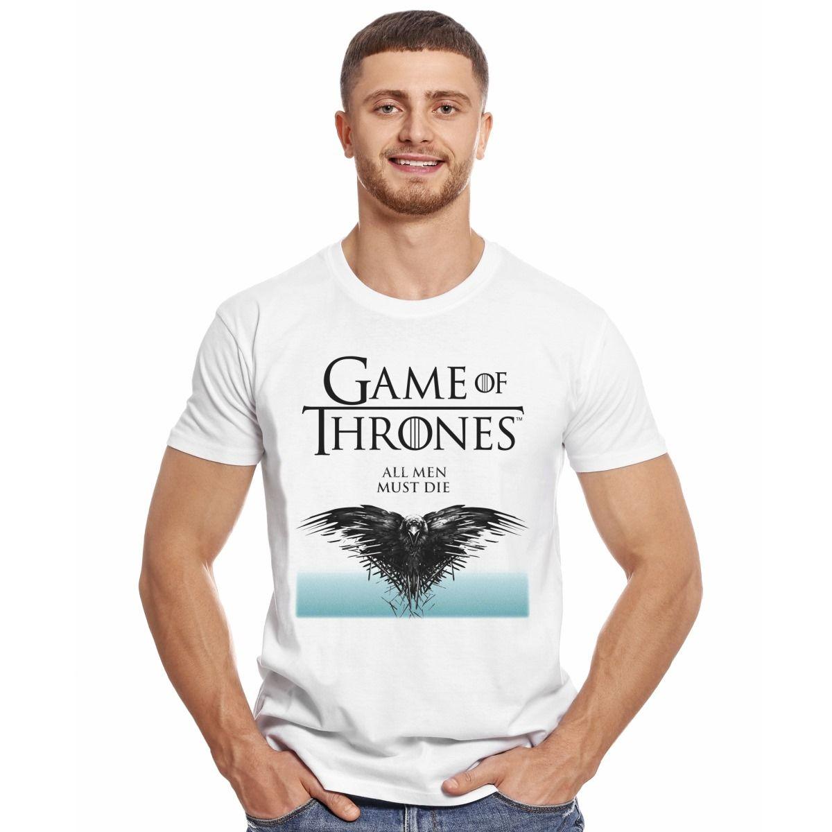 GAME OF THRONES ALL MEN MUST DIE POLERA MANGA CORTA HOMBRE-2