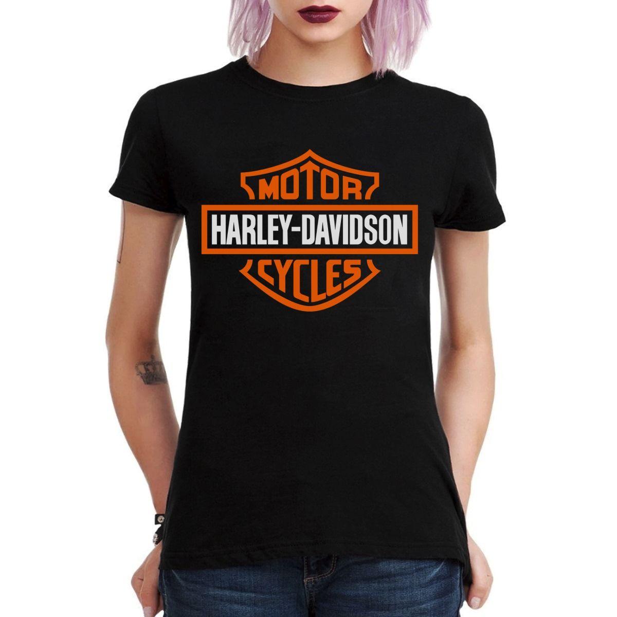 HARLEY DAVIDSON MOTORCYCLES POLERA MUJER-2