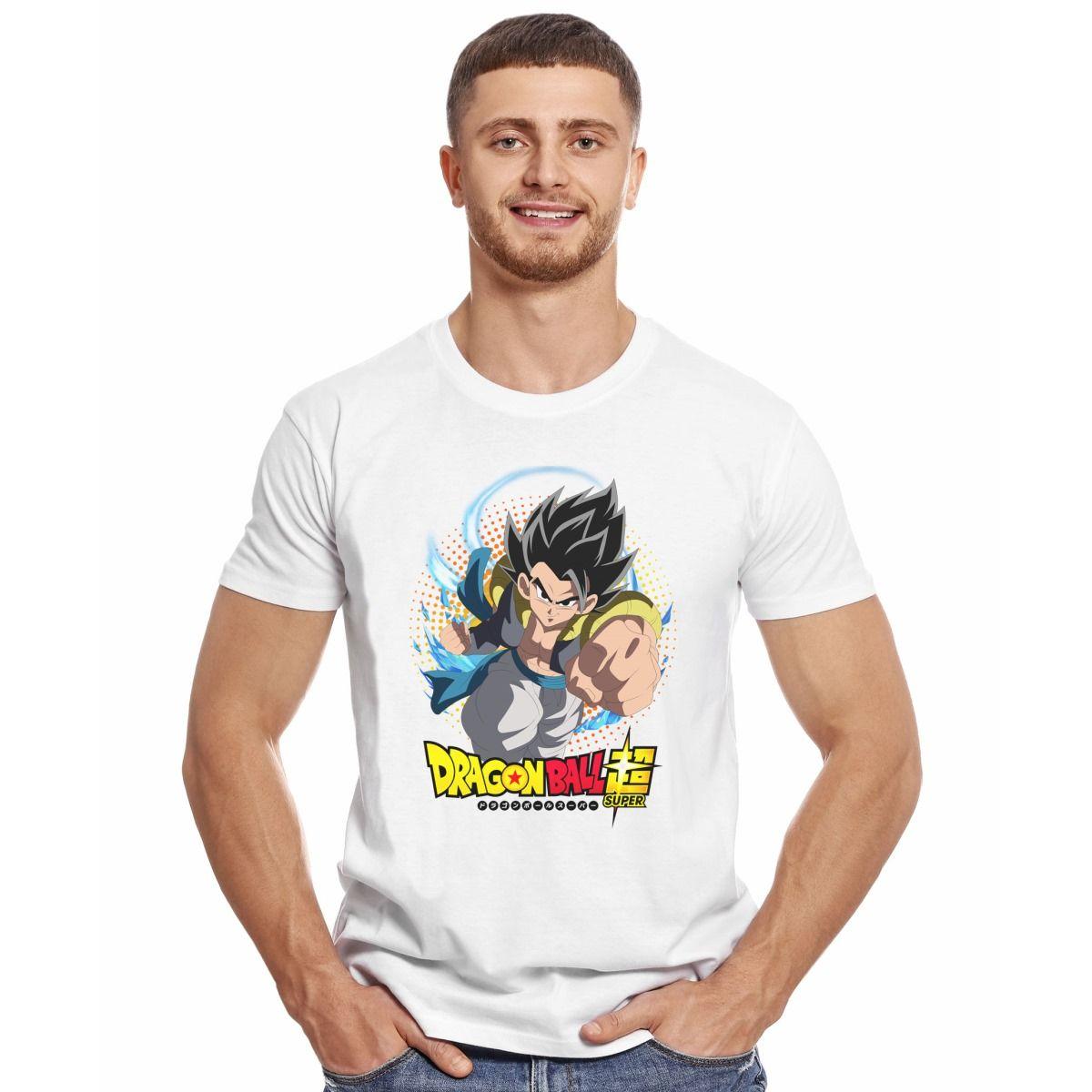 DRAGON BALL SUPER GOGETA VOLANDO ESFERAS DEL DRAGON POLERA MANGA CORTA HOMBRE-2