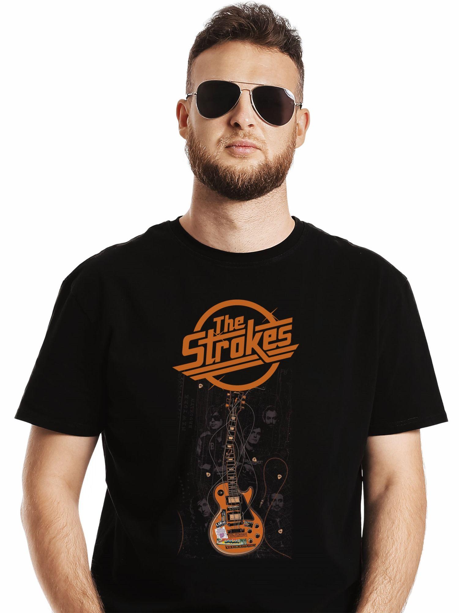 Polera The Strokes Guitar-0
